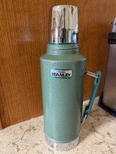 Vintage STANLEY THERMOS Stainless Steel ALADDIN Half Gallon 2 Quart A945DH USA picture