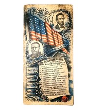 Rare 1890 Grand Old Party's Republican Record Of Bills GOP Political Pamphlet picture