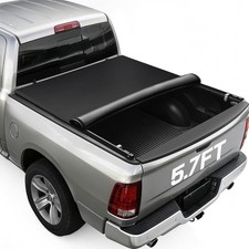 Soft Roll-Up Truck Bed Tonneau Cover for Ram 1500 5.7ft Bed picture