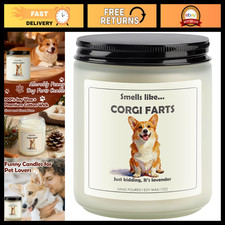 Corgi Gifts & Decor for Dog Lovers, Funny Dog Farts Candle, Perfect for Women picture