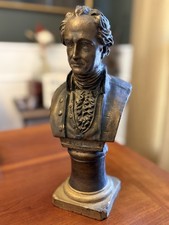 Johann Wolfgang von Goethe Bust Sculpture – 12.5” Bronzed Finish Literary Decor picture