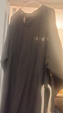 CATHOLIC PRIESTS BLACK HOUSE CASSOCK SIZE LARGE picture