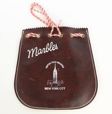 Rare, Vintage New York City Empire State Building Marbles Bag, Pouch picture