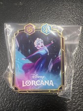 Disney Lorcana Elsa Fifth Spirit - Azurite Sea League Promo Pin picture