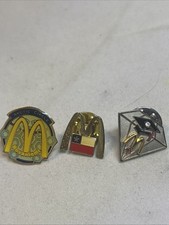 VTG McDonalds Pins Lot Of 3, Arctic Circle Rovaniemi, Texas Flag, Canada Cap picture