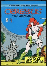 Cerebus The Aardvark #3 Key 1st App of Red Sophia, Parody of Red Sonja- RareCo picture