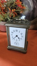 Vintage Mid-century Alarm Carriage French Style Desktops Clock Working  picture
