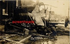 1913 RPPC PHOTO Dayton Ohio Flood 