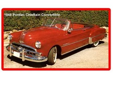 1949 Pontiac Pontiac Chieftain Convertibe Auto Refrigerator / Tool Box  Magnet picture