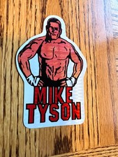 Vintage Mike Tyson Vending Machine Prism Sticker Rare picture