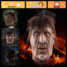 Scary Life-Size Severed Zombie Head Prop - Realistic Halloween Decoration for Ha picture