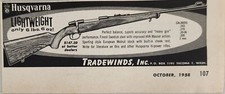 1958 Print Ad Husqvarna Lightweight Bolt Action Rifles Mauser Tacoma,Washington picture