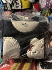 KATE SPADE KIP MONSTERS SMALL TOTE CROSBODY KP357 BLACK FACTORY WRAP NWT $369 picture