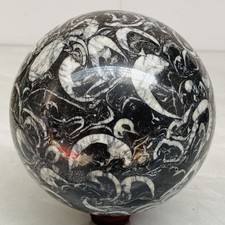 Natural Shell Jasper Thousand Eye Stone Crystal Polished Ball Healing (10.49LB) picture