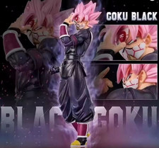 Anime Dragon Ball Super Goku Black Super Saiyan Rosé Figure 25CM PVC Statue picture