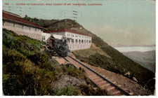 Tavern of Mt Tamalpais CA Scenic Railway Train Hotel Restaurant Postcard 1908 picture