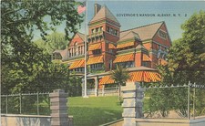 Postcard NY: Governor's Mansion, Albany, New York, Linen Posted 1949 picture