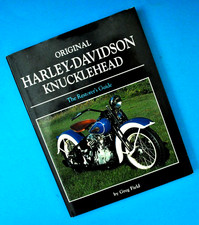 1936-1947 Original Harley Knucklehead Restorer Guide Manual Book E ES EL F FS FL picture