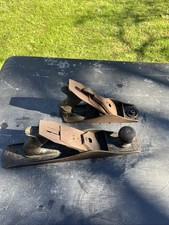 Lot of 2 Antique Stanley Planes No.5  & Bailey No. 4 Woodworking Tools - As Is picture