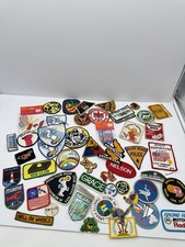 Lot of 51 Vintage Embroidered Patches Boy Girl Scouts Police Military Souvenir picture