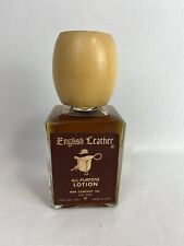 Vintage 1970's English Leather All-Purpose Lotion Full Bottle 8 fl oz picture