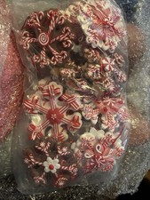 Clay Dough Snowflakes Ornaments. picture