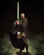 Qui-Gon Jinn Resin Kit  1/6 Scale Unpainted Jedi Figure  Clear Saber Star Wars picture