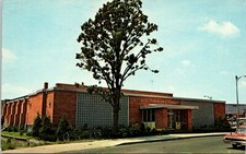View of Wicomico County Free Library Maryland Vintage Postcard picture