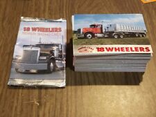 18 WHEELERS SERIES 1- 1994 BON AIR COMPLETE BASE CARD SET OF 100 WITH WRAPPER  picture