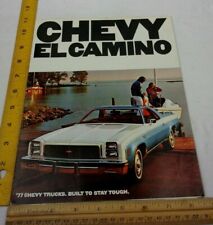 Chevrolet Chevy El Camino boating 1977 car brochure C96 picture