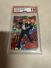 Stickerjay 2026 Sneaky Heat Kaboom Donald J. Trump USA GEM MINT 10 Trading Card picture