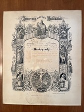 German Confirmation Cert 1883 1896 Antique St Johannes Gemeinde Luth Detroit MI picture