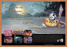 1997 The Curse of Monkey Island PC Original Advertisement / Retro Promo v1 picture