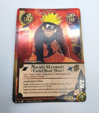 Naruto CCG Naruto Uzumaki (Tailed Beast Mode) Card #522 Super Rare English Foil picture