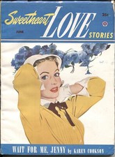 SWEETHEART LOVE STORIES #1--1952--ROMANCE PULP FICTION--RARE--NEW COLLECTION picture