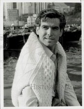 1987 Press Photo Actor Pierce Brosnan in 