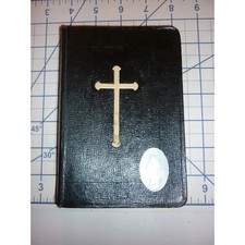 Vintage Catholic Prayer Card Scrapbook Binder with Maria Anna Brunner Relic picture