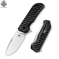 Kizer Nice Guy Drop Point Folding Pocket Knife 154CM Blade G10 Carbon Handle picture