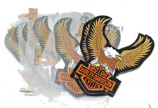 HARLEY DAVIDSON VINTAGE UP Brown Wing  EAGLE BAR & SHIELD PATCH 4