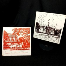 Williamsburg Virginia  - Richard Delano Antique Tiles / Coasters / Trivets picture