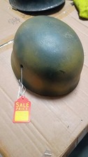 Vintage East German Paratrooper Steel Helmet Shell - Cold War NVA Fallschirmjäge picture