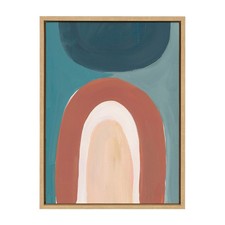 Kate and Laurel Sylvie Framed Canvas 18x24 Natural by Kate Aurelia Holloway picture