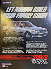 1984 Magazine Advertisement Nissan Stanza GL Major Motion From Nissan picture