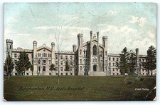 Postcard of Binghamton NY State Hospital picture