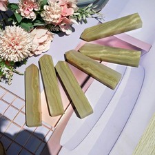 Bulk 4 lb Afghan Jade Obelisk Crystal Tower Point Wholesale Lot Healing Stone picture