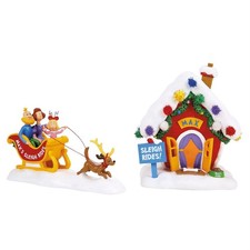 Dept 56 MAX'S SLEIGH RIDES S/2 Grinch Village 6018383 BRAND NEW 2026 picture