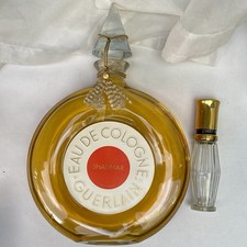HUGE Vintage Shalimar Guerlain EDC 32oz Montre Flacon NOS + Bonus 1.5oz Bottle picture