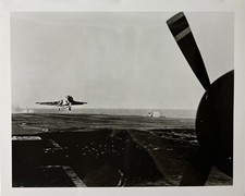 Vintage US Navy Military Aircraft Original 8x10 Kodak Photograph Aviation picture