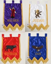 Masonic Royal Arch Veil Banners Complete Set 4 pieces in one set picture