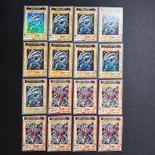 Yu-Gi-Oh Bandai Carddass Blue Eyes White Dragon 16 Cards 1998 1999 picture